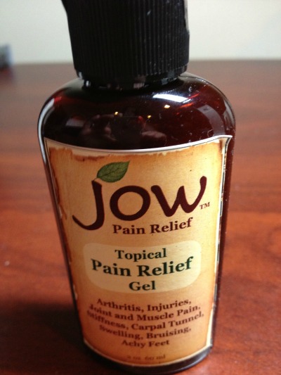 JOW Topical Pain Relief Gel Review JOW Topical Pain Relief Gel Review