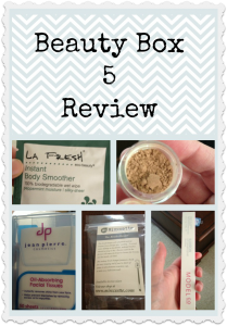 Beauty Box 5 Subscription Box Review Beauty Box 5 Subscription Box Review