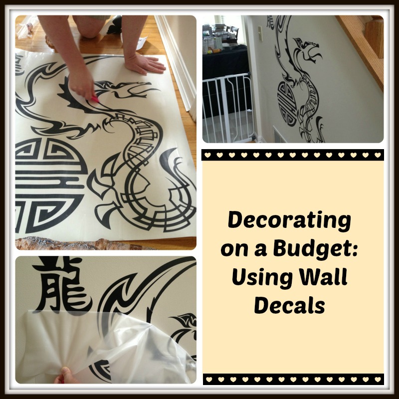 Struggling to find the perfect decor for a tricky wall? See how wall decals can be the answer in my entry way DIY project! 