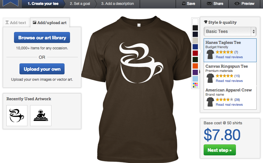 Teespring Review Hassle Free Fundraiser T Shirts Budget Earth