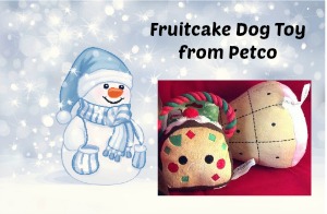 fruitcake dog toy