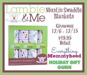 Lambie & Me Muslin Swaddle Blanket Giveaway Lambie & Me Muslin Swaddle Blanket Giveaway