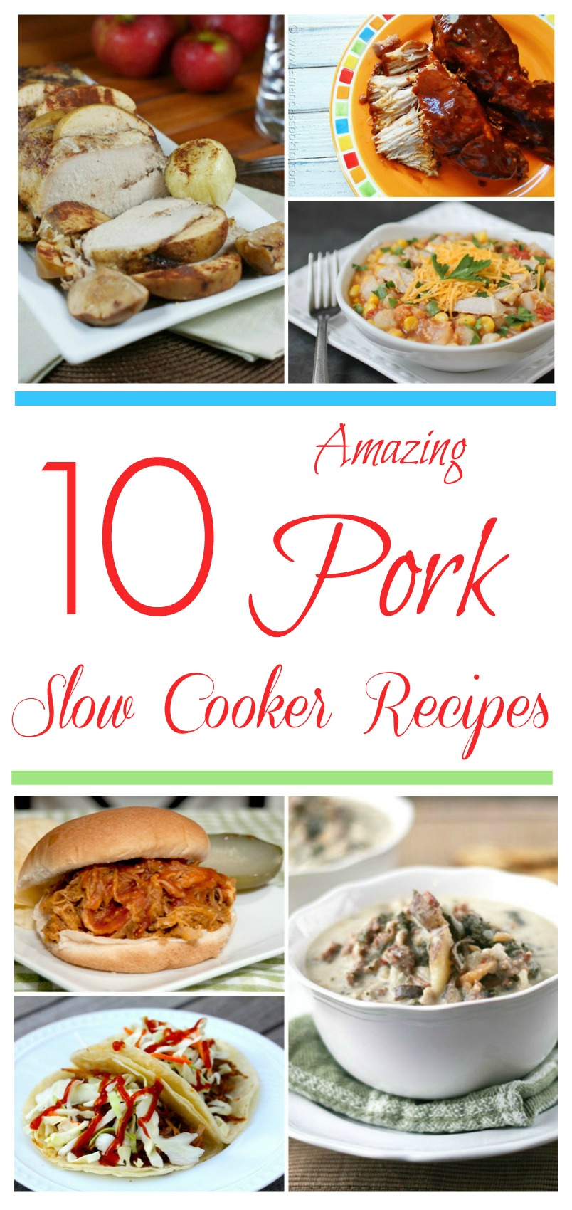 Looking for delicious pork recipes for your slow cooker? Check out these 10 Amazing Pork Slow Cooker Recipes that are perfect for any family!
