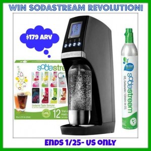 SodaStream Machine Revolution Starter Kit Giveaway SodaStream Machine Revolution Starter Kit Giveaway