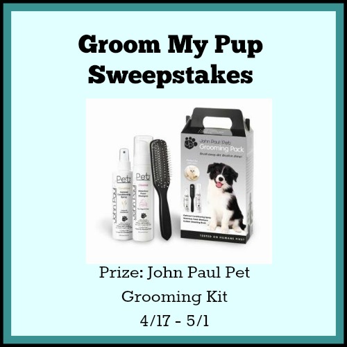 Groom My Pup Sweepstakes