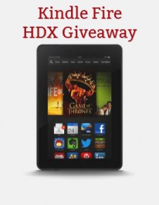 Kindle Fire HDX Giveaway Kindle Fire HDX Giveaway