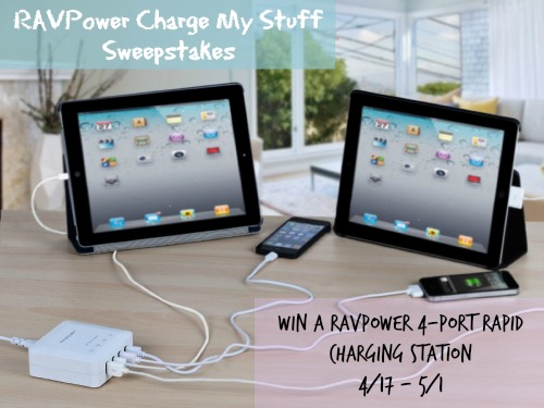 RAVPower Charge My Stuff Sweepstakes