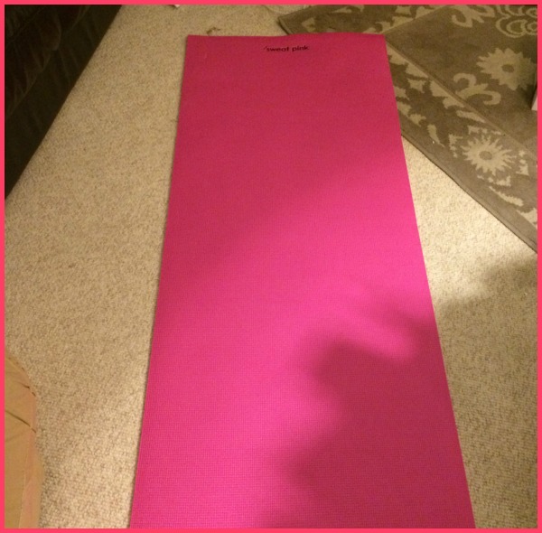 Sweat Pink Yoga Mat 1