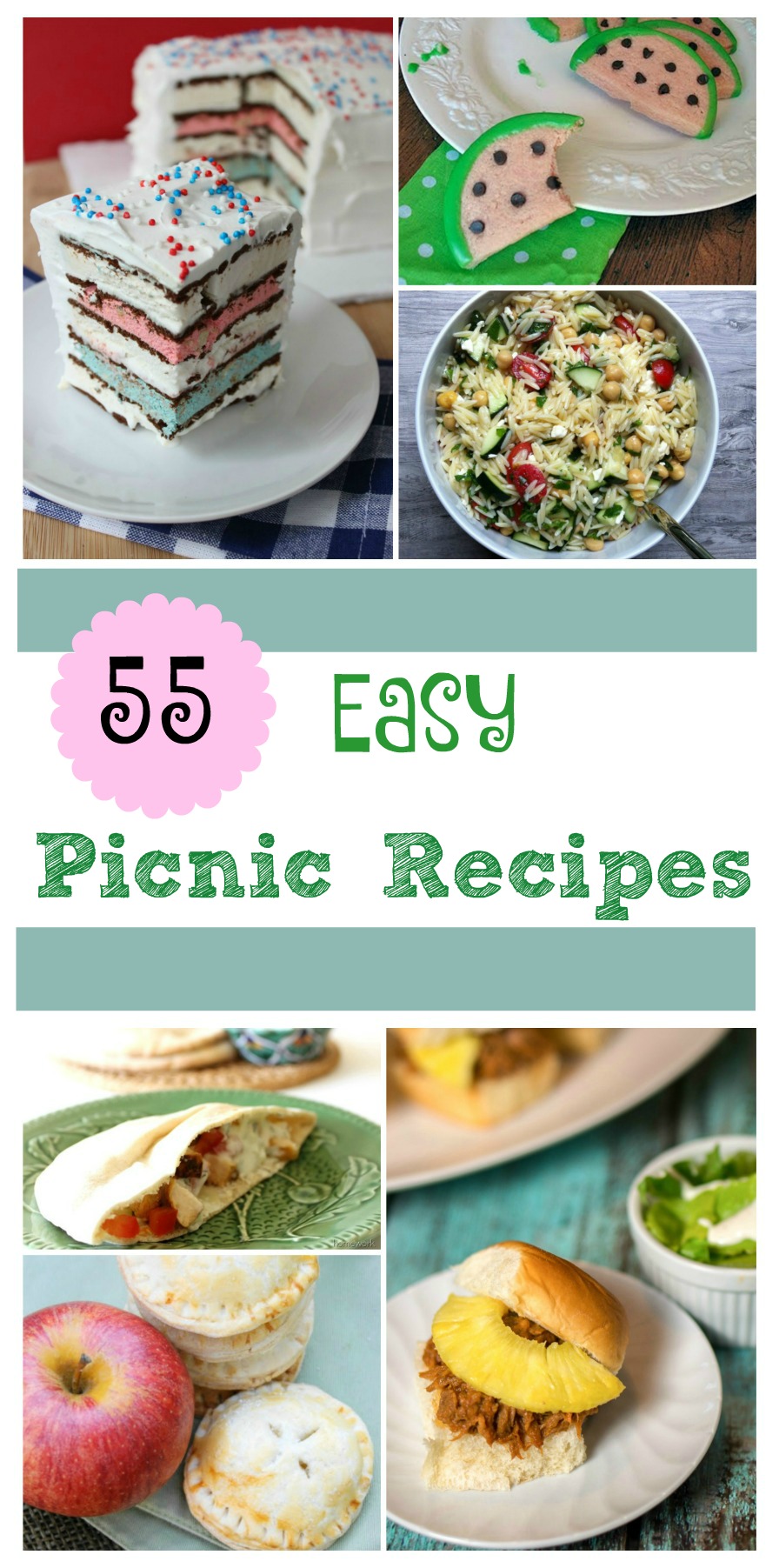 Looking for some easy picnic food for your next family gathering? Check out our 55 Easy Picnic Food Round Up here! 