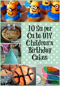 10 Super Cute DIY Children’s Birthday Cakes 10 Super Cute DIY Children’s Birthday Cakes