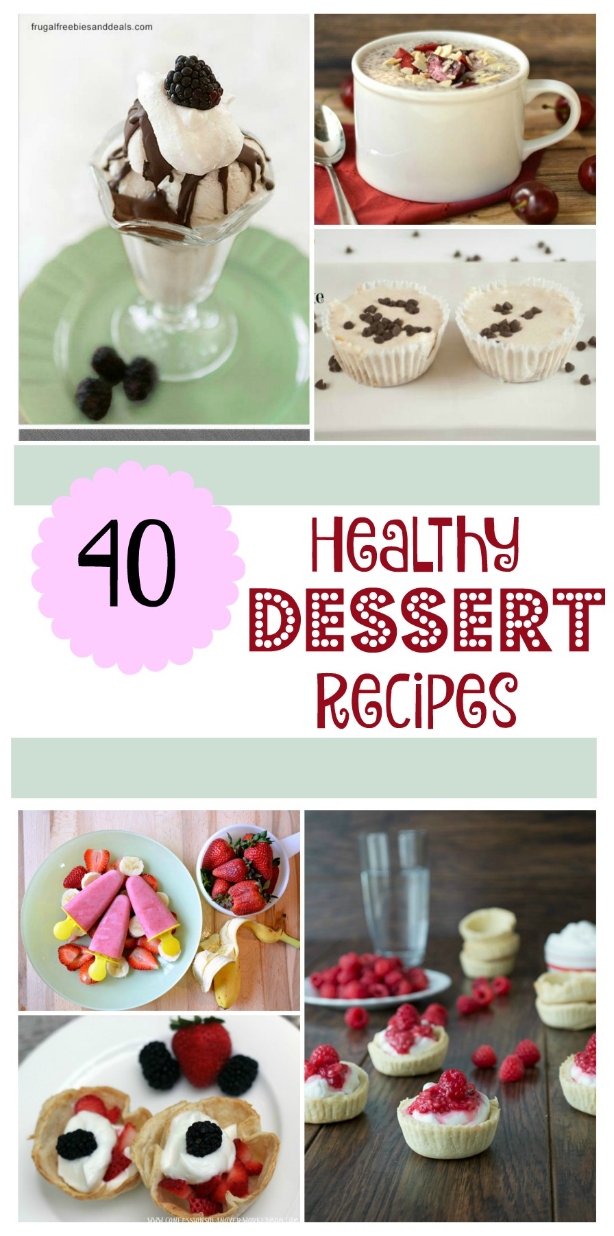 Looking for some amazing recipes? Check out these 40 healthy dessert recipes here! 