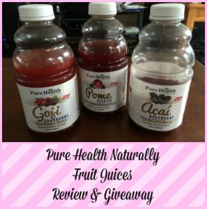 Pure Health Naturally Fruit Juices Review & Giveaway Pure Health Naturally Fruit Juices Review & Giveaway