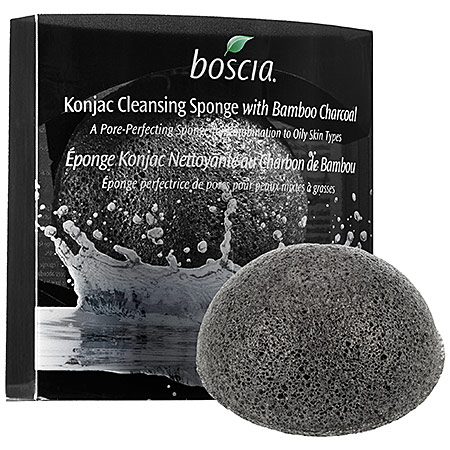 boscia Konjac Cleansing Sponge with Bamboo Charcoal