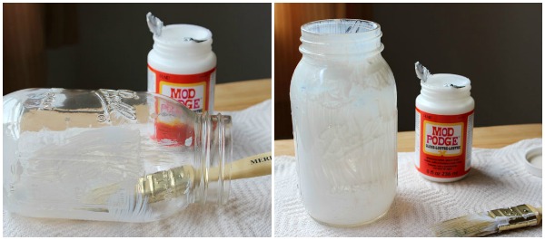 DIY Glitter Mason Jar 3