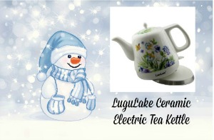 LuguLake Ceramic Electric Tea Kettle