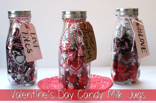 Valentine’s Day Candy Milk Jugs Valentine’s Day Candy Milk Jugs