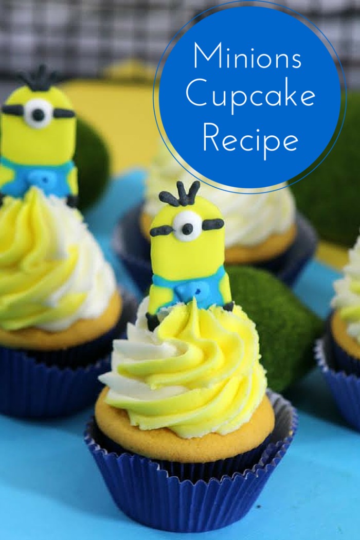 Have someone in your household that loves minions? Check out this adorable Minion Cupcake Recipe, made with homemade banana cupcakes here! 