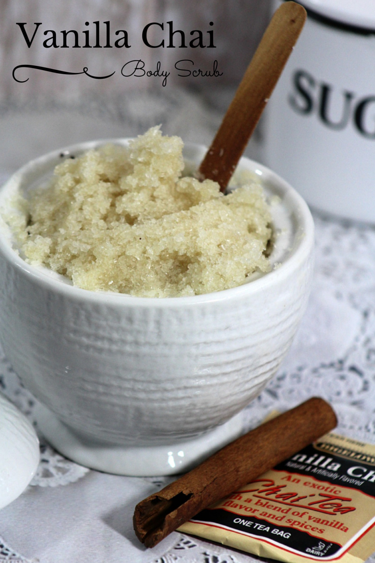 Want a simple bath recipe that you can easily make at home? Check out our Vanilla Chai Body Scrub Recipe here! 