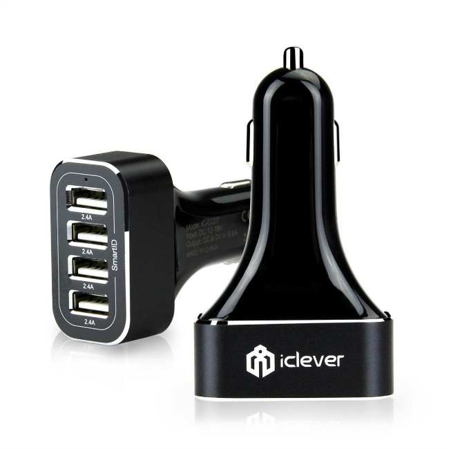 iClever 4 Port Car