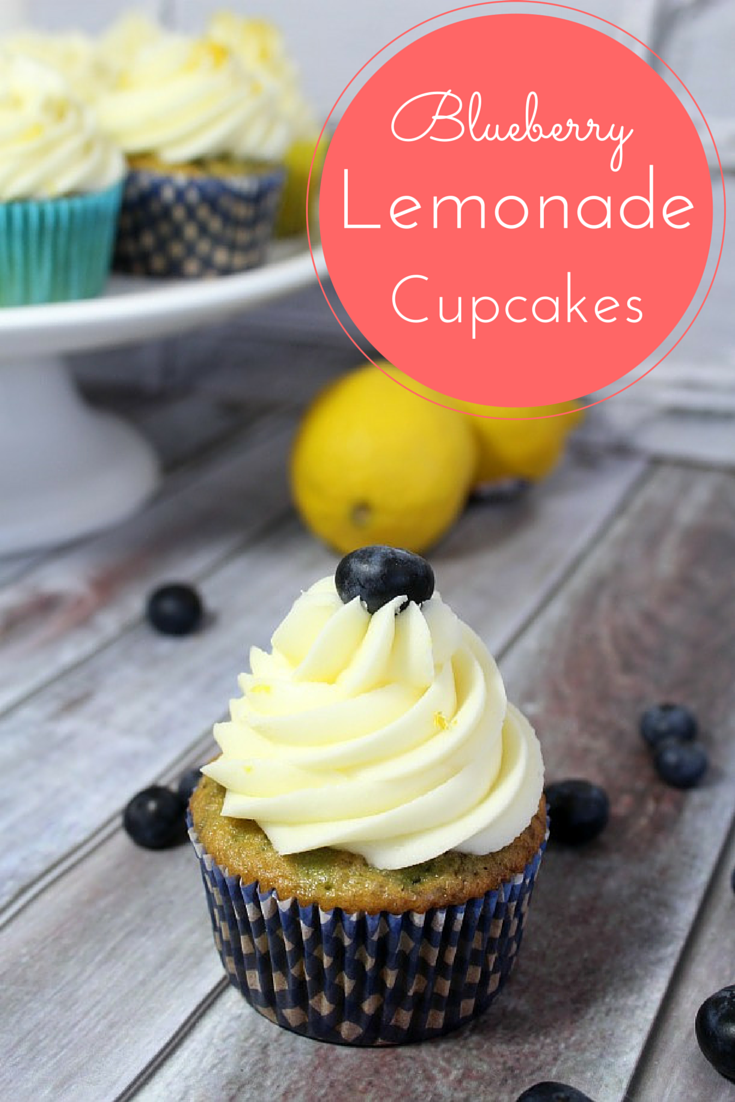 Blueberry Lemonade cupcake