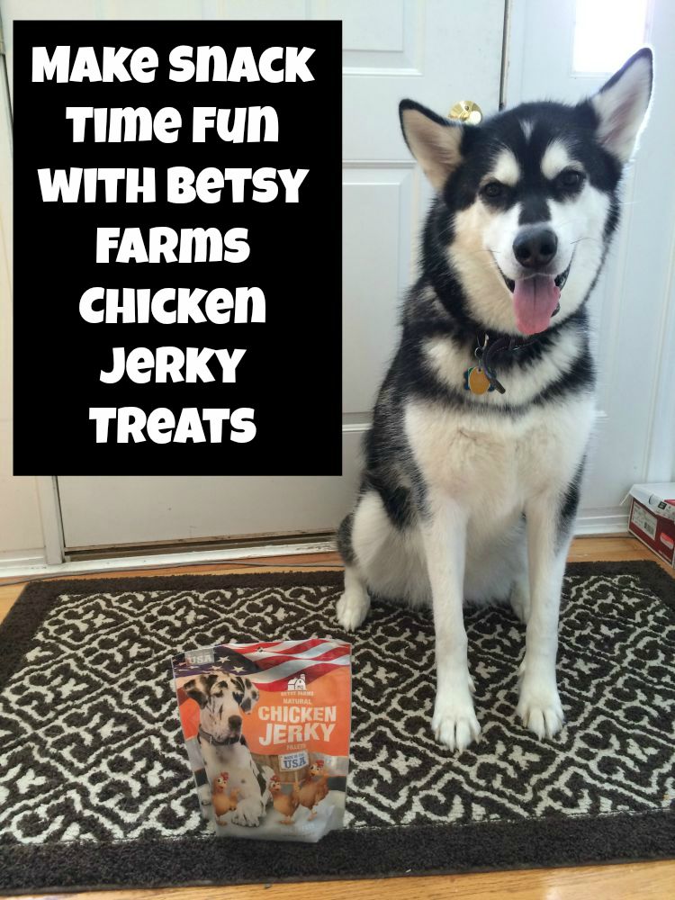 Looking for high quality dog treats? See what we think of Betsy Farms Chicken Jerky Treats here!
