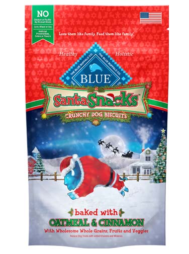 Want to make the holiday season even better for dogs? Give them a fun stocking stuff this holiday season with Blue Buffalo #BLUESantaSnacks! 