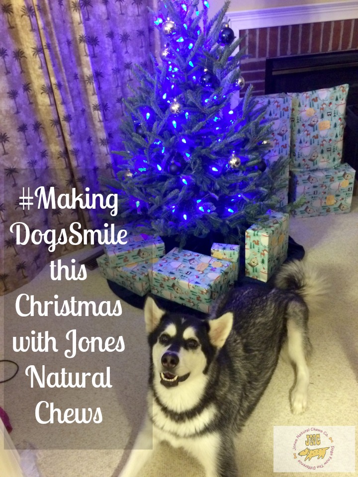 #MakingDogsSmile this Christmas with Jones Natural Chews