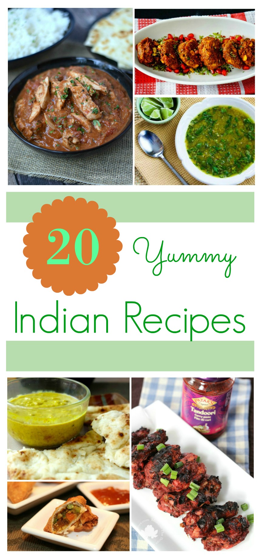 Do you love Indian food? Forget takeout and learn to make Indian at home with these 20 Yummy Indian Recipes here! 