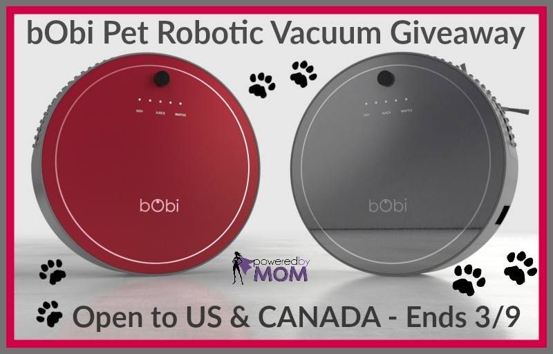 Need a new vacuum? Enter to win a bObi Pet Vacuum here! 