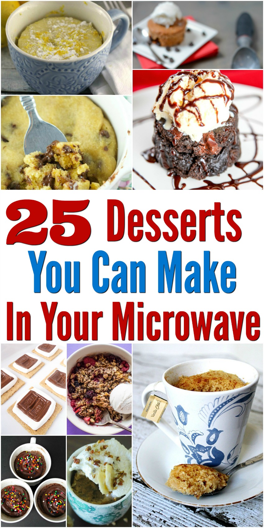 Looking for some delicious desserts you can make in under 10 minutes Check out our list of 25 Desserts You Can Make In Your Microwave here!