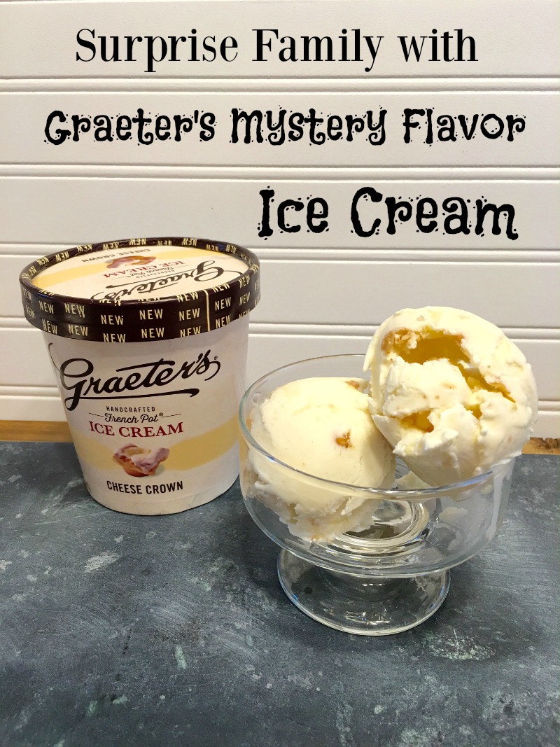 Looking for a delicious ice cream to enjoy with family this spring? See why we love Graeter's new Mystery Flavor - Cheese Crown - here! 