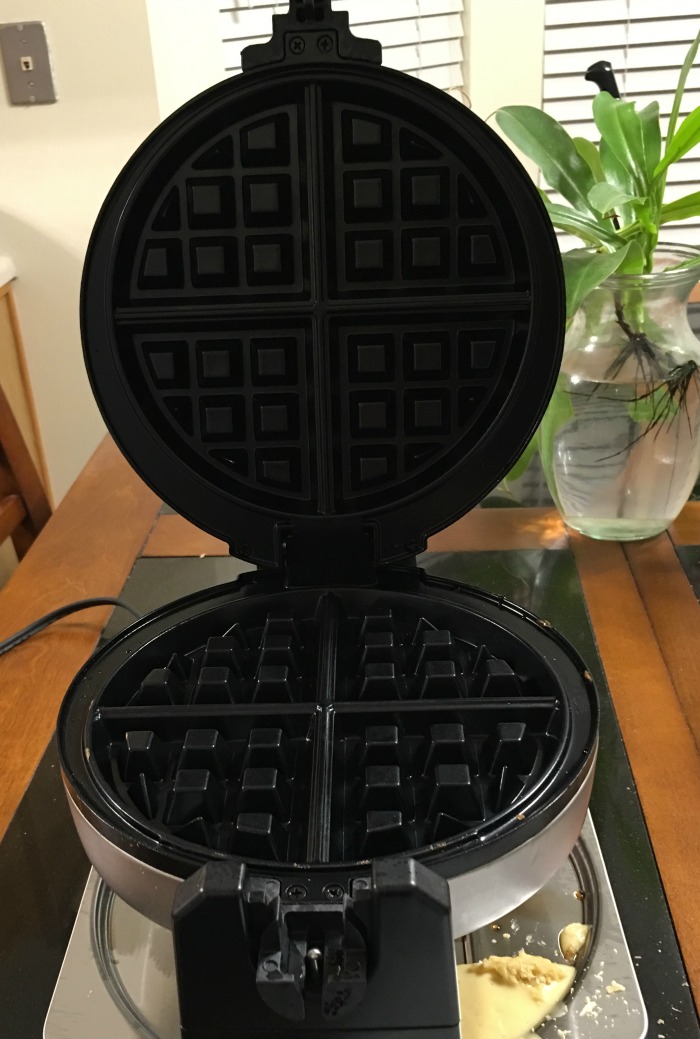 Belgian Waffle Maker After Cooking