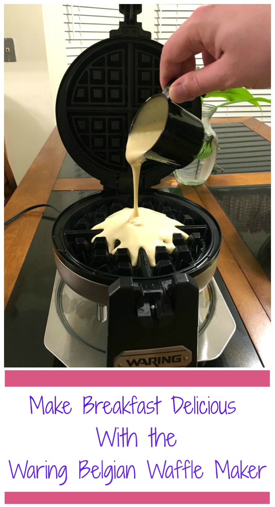 Make Breakfast Delicious with the Waring Belgian Waffle Maker