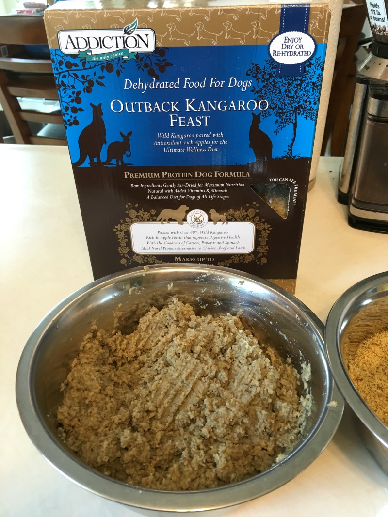 addiction dehydrated dog food