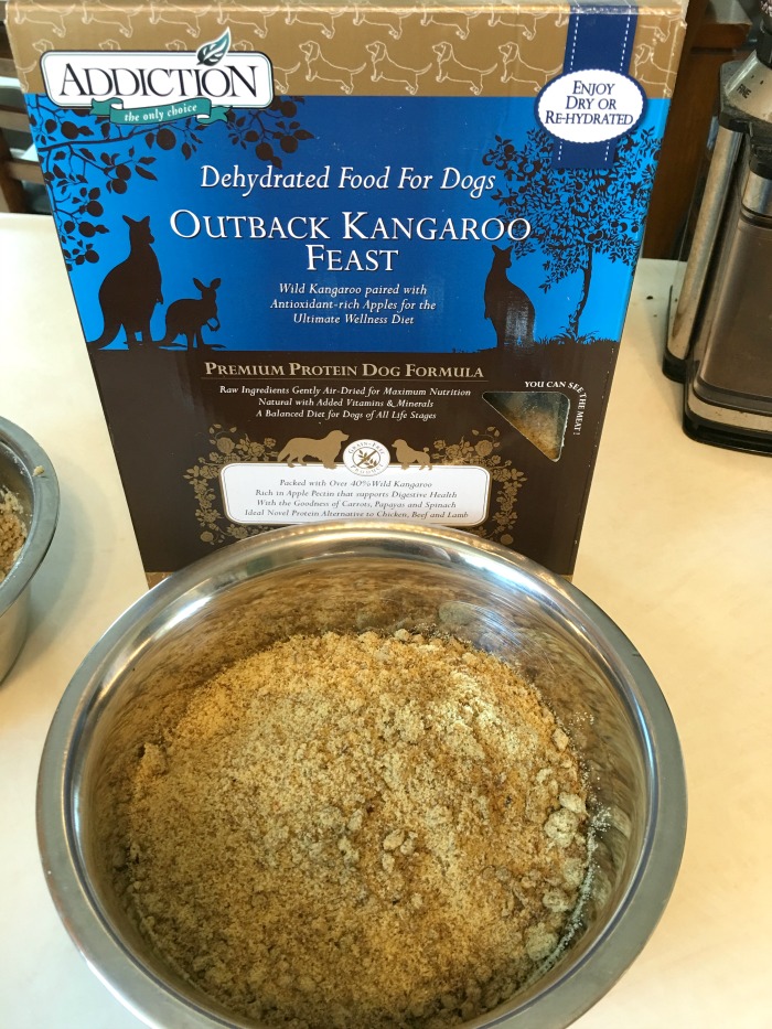 addiction dehydrated dog food