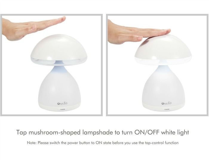 Looking for a cool desk or nightstand light? See what we think of the OxyLED Touch Control LED Mushroom Desk Light here! 