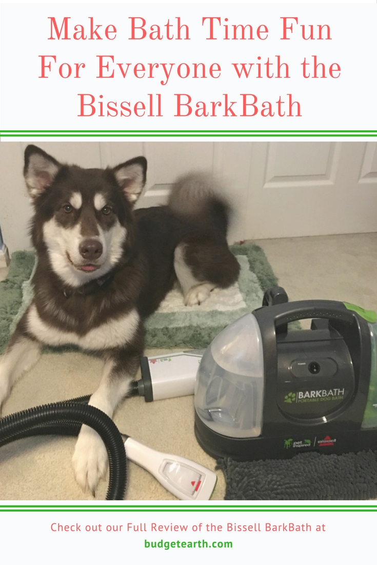 Having trouble bathing your dogs at home?  Learn how we have made bath time easier with our two Alaskan Malamute with the Bissell Barkbath here! 