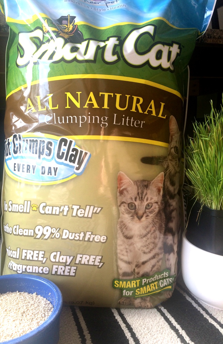 Looking for an all natural litter that truly makes cleaning the litter box easy? See why we have fallen in love with SmartCat All Natural Litter here!