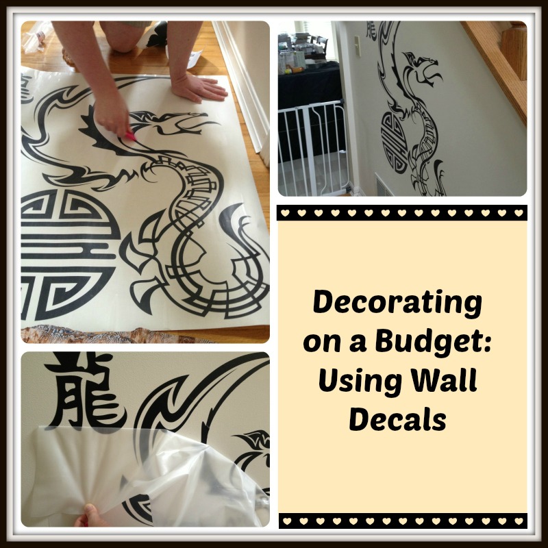 Struggling to find the perfect decor for a tricky wall? See how wall decals can be the answer in my entry way DIY project!