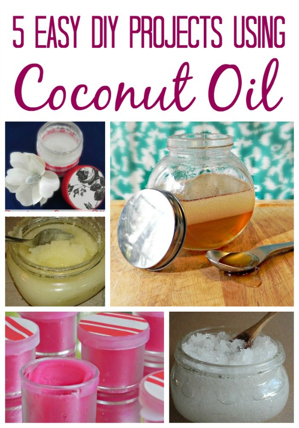 Have you considered using coconut oil to make bath or beauty items? Check out these 5 Easy DIY Projects Using Coconut Oil