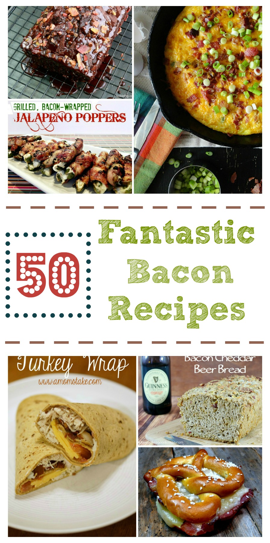 Love bacon? Make sure to check out our 50 Fantastic Bacon Recipes Round Up here!