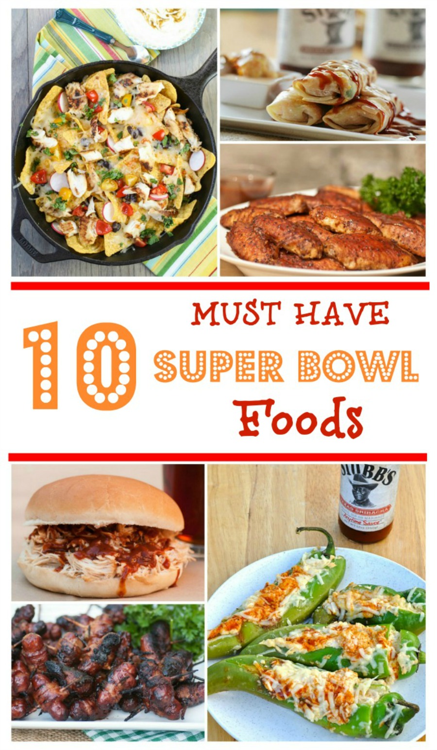 Looking for some delicious food for the big game? Check out these 10 Must Have Super Bowl Party Foods here!