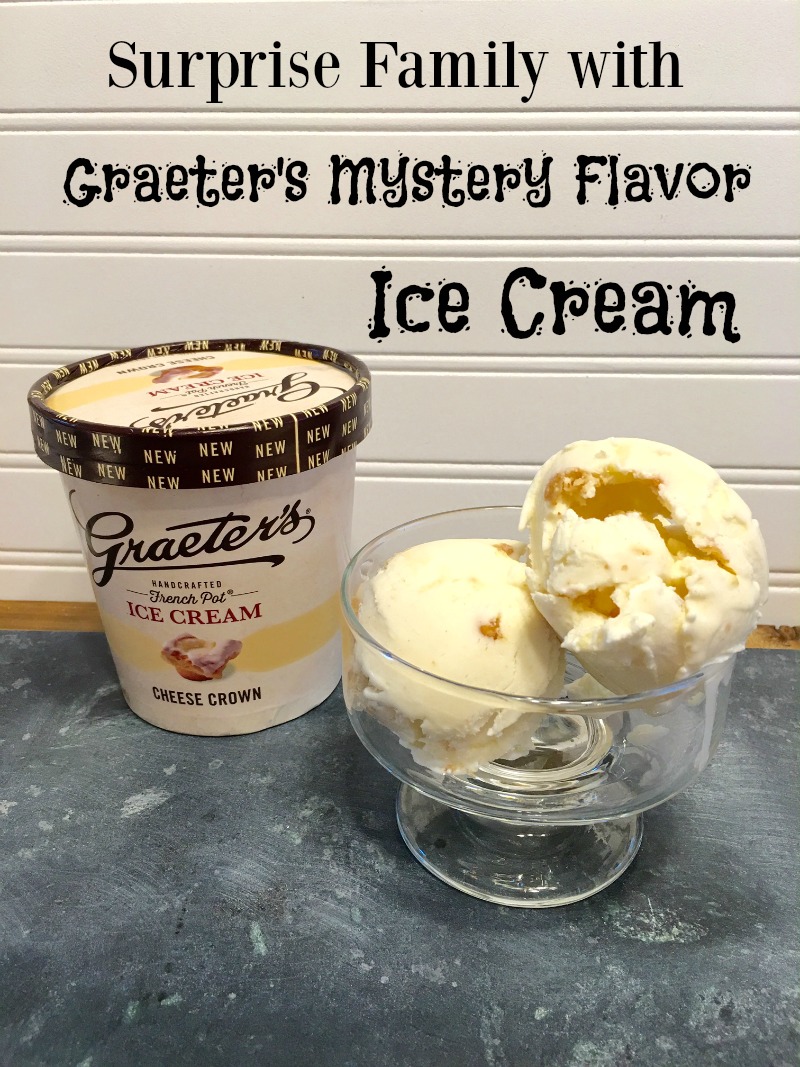 Looking for a delicious ice cream to enjoy with family this spring? See why we love Graeter's new Mystery Flavor - Cheese Crown - here!