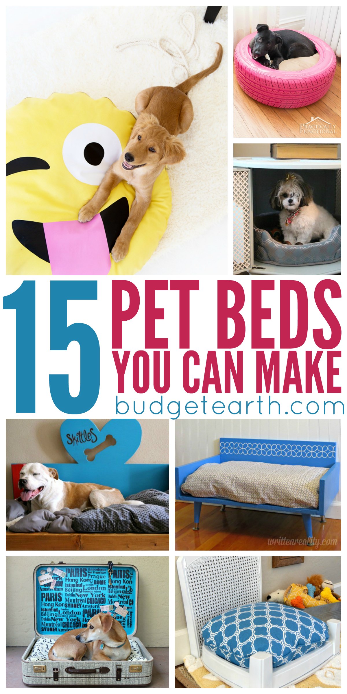 Want to make your own dog house? Check out these 15 DIY Pet Beds Your can Make at Home here!