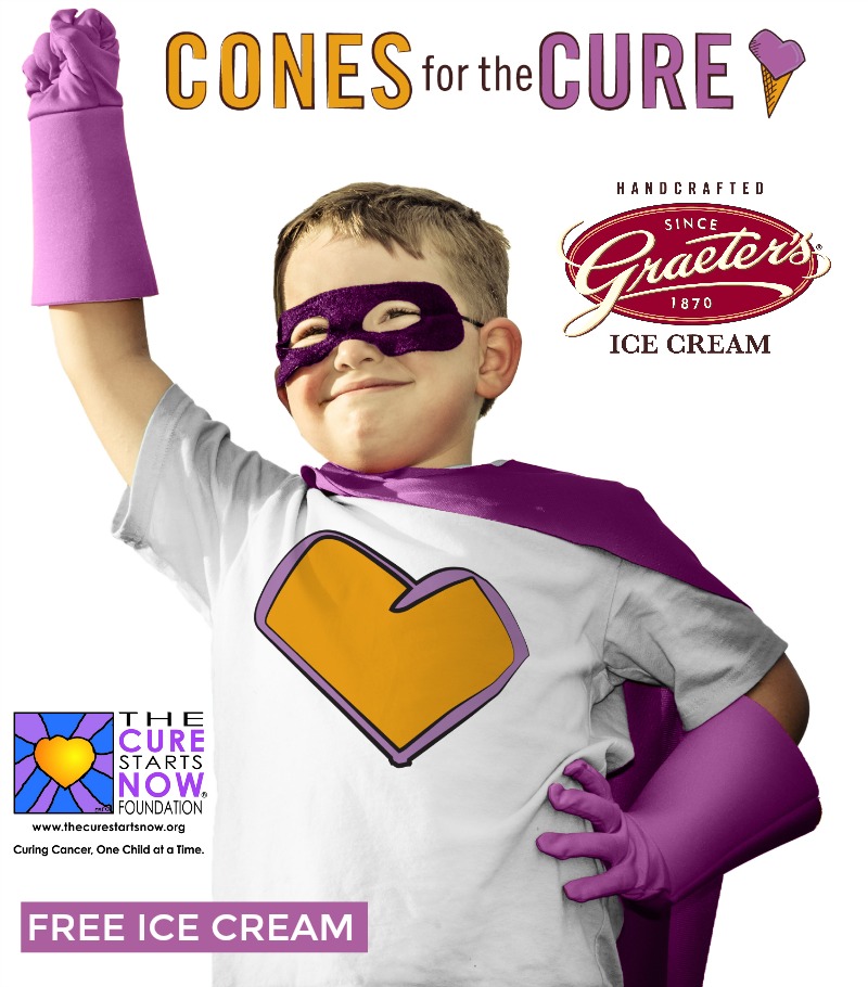 Want to know how you can help against childhood cancer & get free ice cream? Learn how with Cones for a Cure here!