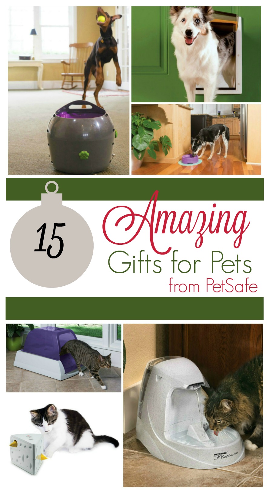 Looking for the purrfect gifts for your dog or cat? Check out these 15 amazing gifts for pets from PetSafe here!