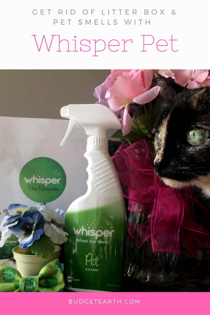 Looking for a way to get rid of pet odors without using perfumes or scary chemicals See what we think of Whisper Pet Odor Eliminator Spray & Cat Litter Spray here!