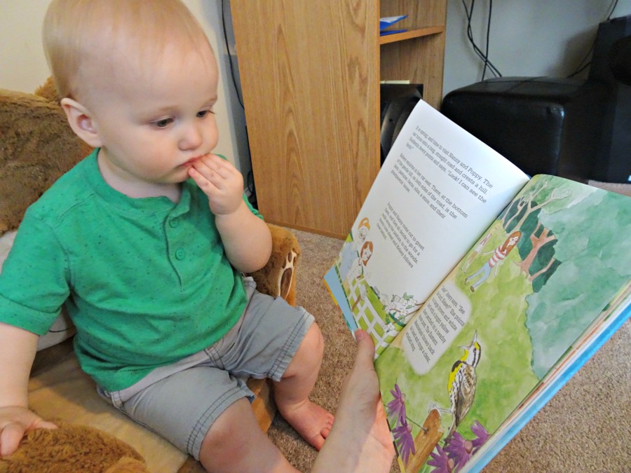 Reading time with Mama! 