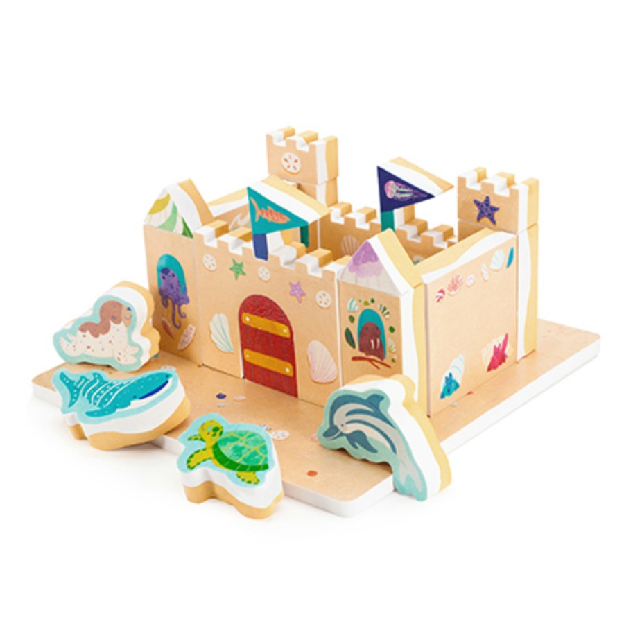 Adorable Sandcastle Blocks for Bath time 