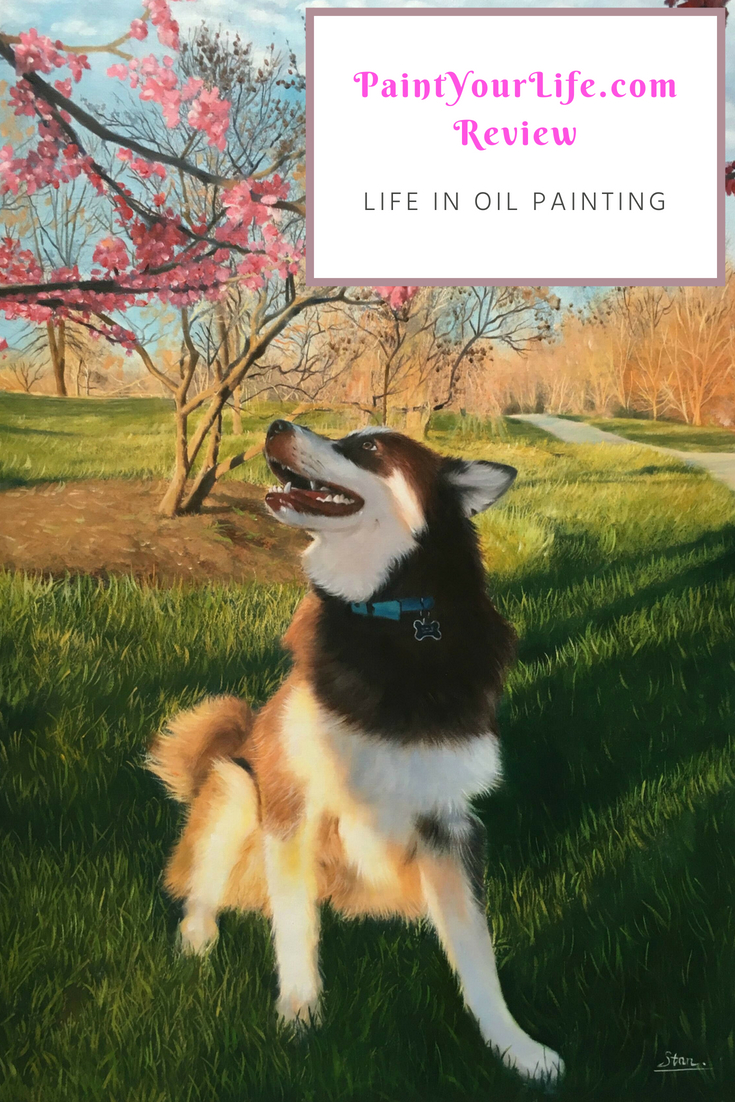 Alaskan Malamute Oil Painting from PaintYourLife.com